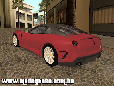 Ferrari 599 GTO 2010 para GTA San Andreas